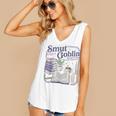 Smut Goblin Reading Club Book Lover Dark Academia Women's V-Neck Tank Top Smut Goblin Reading Club Book Lover Dark Academia Women's V-Neck Tank Top