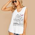 Sorry I'm Booked Book Lover Teachers Librarians Women's V-Neck Tank Top