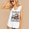 Teacher Bookworm Book Lover Panda Reading Book Librarian Tee Women's V-Neck Tank Top