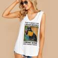 That's What I Do I Read Books I Drink Wine And I Know Things Women's V-Neck Tank Top