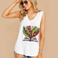 History Education Is Freedom Books Black History Premium Tri-Blend Women's V-Neck Tank Top