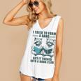 I Tried To Form Gang But It Turned Into A Book Club Raccoon Women's V-Neck Tank Top