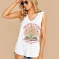 Unearth a Story 2026 Summer Reading Program Flowers Book Premium Tri-Blend Women's V-Neck Tank Top Unearth a Story 2026 Summer Reading Program Flowers Book Premium Tri-Blend Women's V-Neck Tank Top