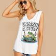 Unearth a Story Frog Reading a Book Summer 2026 Premium Tri-Blend Women's V-Neck Tank Top Unearth a Story Frog Reading a Book Summer 2026 Premium Tri-Blend Women's V-Neck Tank Top