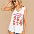 Valentines Reading Book Lover All Booked For Valentine's Day Women's V-Neck Tank Top Valentines Reading Book Lover All Booked For Valentine's Day Women's V-Neck Tank Top