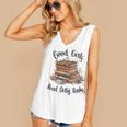 Vintage Fantasy Romance Lover Good Girls Read Dirty Books Women's V-Neck Tank Top