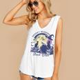 Vintage Sexy Witch Spooky Readers Book Lover Club Halloween Women's V-Neck Tank Top