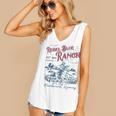 Western Book Love Cowboy Reader Bookish Bookworm Cowgirl Women's V-Neck Tank Top