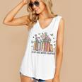 Wildflower Floral Book Just One More Chapter Women's V-Neck Tank Top Wildflower Floral Book Just One More Chapter Women's V-Neck Tank Top