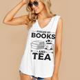 Women's Fueled By Books And Tea Book Lover Bookworm Reading Books Women's V-Neck Tank Top Women's Fueled By Books And Tea Book Lover Bookworm Reading Books Women's V-Neck Tank Top