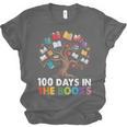 100 Days In The Books Reading Teachers Librarians School Unisex Jersey T-Shirt