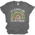 100th Day Of School Teachers Students Women Floral Books Unisex Jersey T-Shirt