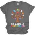 67 Days In The Books Reading Teacher 67th Day Of School Kids Unisex Jersey T-Shirt 67 Days In The Books Reading Teacher 67th Day Of School Kids Unisex Jersey T-Shirt