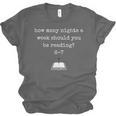 67 Meme Book Lover & Reading Humor Bookworms Slang Unisex Jersey T-Shirt