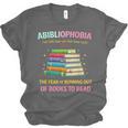 Abibliophobia Book Lovers Graphic Unisex Jersey T-Shirt