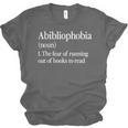 Abibliophobia Definition Reading Book Worm Reader Unisex Jersey T-Shirt Abibliophobia Definition Reading Book Worm Reader Unisex Jersey T-Shirt