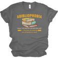 Abibliophobia Perfect For Young Book Lover Bookworm Reader Unisex Jersey T-Shirt Abibliophobia Perfect For Young Book Lover Bookworm Reader Unisex Jersey T-Shirt