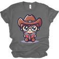 Adorable Book Lover Cowboy With Reading Glasses Cute Unisex Jersey T-Shirt Adorable Book Lover Cowboy With Reading Glasses Cute Unisex Jersey T-Shirt