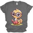 Adorable Book Lover Ostrich With Reading Glasses Cute Unisex Jersey T-Shirt Adorable Book Lover Ostrich With Reading Glasses Cute Unisex Jersey T-Shirt
