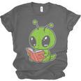 Alien Reading Book Believe In Yourself Kids Women Men Unisex Jersey T-Shirt Alien Reading Book Believe In Yourself Kids Women Men Unisex Jersey T-Shirt