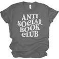 Anti Social Book Club Book Lover Reading Bookworm Reader Unisex Jersey T-Shirt Anti Social Book Club Book Lover Reading Bookworm Reader Unisex Jersey T-Shirt