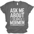 Ask Me About The Book Of Mormon Unisex Jersey T-Shirt Ask Me About The Book Of Mormon Unisex Jersey T-Shirt