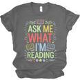 Ask Me What I'm Reading Bookworm Librarian Reader Unisex Jersey T-Shirt Ask Me What I'm Reading Bookworm Librarian Reader Unisex Jersey T-Shirt