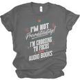 Audiobook Lover I’m Not Procrastinating Book Humor Unisex Jersey T-Shirt