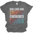 Ban Liars And Crooks Not History And Books Unisex Jersey T-Shirt