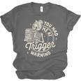 Banned Book Reading Bookish You Had Me At Trigger Warning Unisex Jersey T-Shirt
