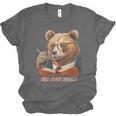 Bear Reading Book Glasses Library Zoo Teacher School Animal Unisex Jersey T-Shirt