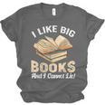 I Like Big Books And I Cannot Lie Book Reading Unisex Jersey T-Shirt