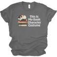 This Is My Book Character Costume Cat Men Women Kids Reading Unisex Jersey T-Shirt