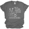 This Is My Book Character Costume Dog Reading a Book Unisex Jersey T-Shirt This Is My Book Character Costume Dog Reading a Book Unisex Jersey T-Shirt