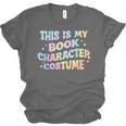 This Is My Book Character Costume Book Lover Groovy Unisex Jersey T-Shirt