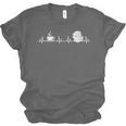 Book And Coffee Heartbeat Books Lovers Unisex Jersey T-Shirt Book And Coffee Heartbeat Books Lovers Unisex Jersey T-Shirt