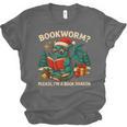 Book Dragon Christmas Reading For Fantasy Lovers Unisex Jersey T-Shirt