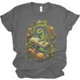 Book Dragon Reading Books Bookworm Fantasy Unisex Jersey T-Shirt