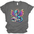 Book Dragon Reading Unisex Jersey T-Shirt