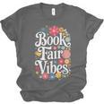 Book Fair Vibes Groovy 70s Retro School Librarian Unisex Jersey T-Shirt