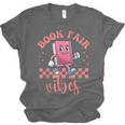 Book Fair Vibes School Librarian Retro 70s Reading Bookworm Unisex Jersey T-Shirt Book Fair Vibes School Librarian Retro 70s Reading Bookworm Unisex Jersey T-Shirt