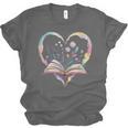 Book Lover Heart Shaped Reading Art Bookworm Unisex Jersey T-Shirt Book Lover Heart Shaped Reading Art Bookworm Unisex Jersey T-Shirt