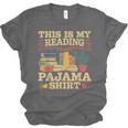 Book And Pajama This Is My Reading Pajama Bedtime Reading Unisex Jersey T-Shirt