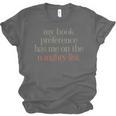 My Book Preference Has Me On The Naughty List Unisex Jersey T-Shirt