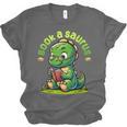 Book A Saurus Bookasaurus Dinosaur Book Girls Boys Toddler Unisex Jersey T-Shirt Book A Saurus Bookasaurus Dinosaur Book Girls Boys Toddler Unisex Jersey T-Shirt