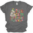 Book Tree All Is Calm Said No Teacher Ever Christmas Unisex Jersey T-Shirt Book Tree All Is Calm Said No Teacher Ever Christmas Unisex Jersey T-Shirt