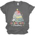 All Booked For Christmas Book Tree Lights Christmas Library Unisex Jersey T-Shirt All Booked For Christmas Book Tree Lights Christmas Library Unisex Jersey T-Shirt