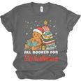 All Booked For Christmas Gingerbread Christmas Tree Book Kid Unisex Jersey T-Shirt