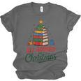 All Booked For Christmas Librarian Reader Xmas Pajama Unisex Jersey T-Shirt
