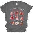 All Booked For Valentine Coquette Bow Girl Women Teacher Unisex Jersey T-Shirt